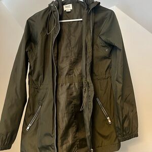 Derek Olive Green Hooded Jacket